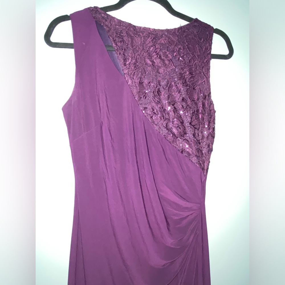 Chaps Women’s Maxi Dark Purple Maxi Dress - Size 8